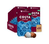 Costa Smooth Decaf Roast Aluminium Coffee Pods (Pack of 10, Total 100 Coffee Capsules)