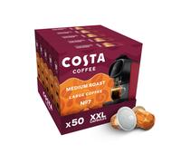 Costa Smooth Medium Roast XXL Coffee Pods (Pack of 5, Total 50 Coffee Capsules)