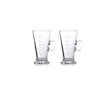 Costa V Shapped Latte Glasses 2 Pack Genuine Product Size Large 440ml