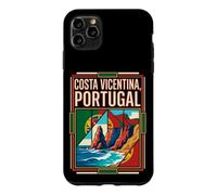 Costa Vicentina Portugal Flag Coastal Cliffs Travel Art Case for iPhone 11 Pro Max