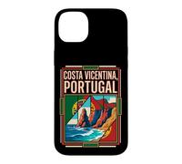 Costa Vicentina Portugal Flag Coastal Cliffs Travel Art Case for iPhone 14 Plus