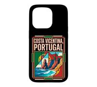Costa Vicentina Portugal Flag Coastal Cliffs Travel Art Case for iPhone 15 Pro
