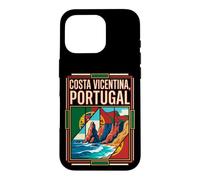 Costa Vicentina Portugal Flag Coastal Cliffs Travel Art Case for iPhone 16 Pro