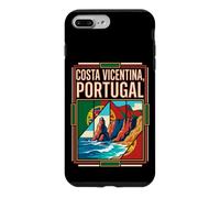 Costa Vicentina Portugal Flag Coastal Cliffs Travel Art Case for iPhone 7 Plus/8 Plus