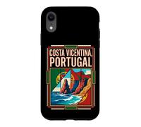 Costa Vicentina Portugal Flag Coastal Cliffs Travel Art Case for iPhone XR