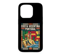 Costa Vicentina Portugal Flag Coastal Travel Graphic Case for iPhone 15 Pro