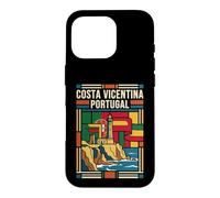 Costa Vicentina Portugal Flag Coastal Travel Graphic Case for iPhone 16 Pro