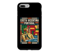 Costa Vicentina Portugal Flag Coastal Travel Graphic Case for iPhone 7 Plus/8 Plus