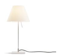 Costanzina table lamp aluminium / white Luceplan LIMITED EDITION SINGLE PIECES