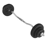 costoffs Barbell 20kg Barbell Weights Set Dumbbell Bar Gym Weights Lifting for Home Exercise Workout