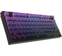 COSTOM WK75 75% Wireless Gaming Mechanical Keyboard,BT5.0/2.4GHz/USB-C, Hot Swappable Pre-lubed Custom Linear Switches,Gasket Structure,RGB Backlit Keyboard for PC/Laptop/Xbox/PS4/PS5 (Purple)
