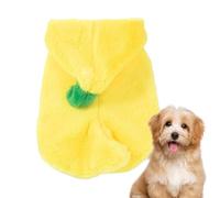 Costume A Forma Di Banana per Gatti - Giacca Morbida Cosplay Divertente | Abbigliamento per Cani E Gatti Di Taglia Piccola E Media, Ideale per Halloween Natale Autunno Inverno