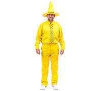 Costume Agent Curious Monkey Man in The Yellow Hat Halloween Cosplay