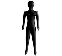 Costume Agent Inflatable Black Female Blow Up Costume Mannequin