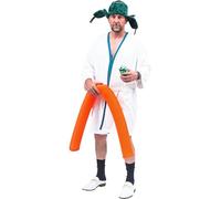 Costume Agent Vacation Movie Cousin Eddie Halloween Costume Accessory Orange Hose (Includes Hose Only), Orange, Taglia unica