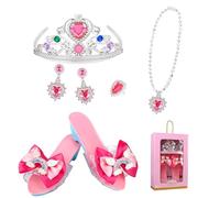 Costume - Footwear Glamour Adornment Collection for Scoring | Majestic Slipper Array, Monarch Crowning Accents, Fancy Gala Ornaments for Recital, School Event, Theater and Stage