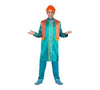 Costume For Adults My Other Me Hindu Blue (4 Pieces) (Size: Unisex Costumes NEW