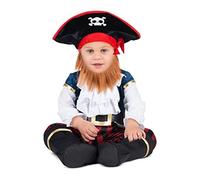 Costume For Babies My Other Me Pirate Caribbean White Red (Size Costume Accs NEW