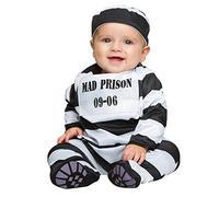 Costume For Babies My Other Me White Black Male Prisoner (2 Pie Costume Accs NEW