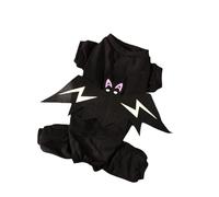 Costume for Dogs Halloween Pet Bat Costume Glow-in-The-Dark for Schnauzer Beagles French Bulldog Mini Pinchers (S)