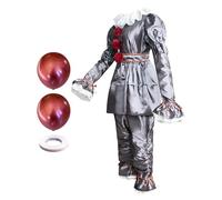 Costume, Halloween Costume, Scary Clowns Costume, Adult Clowns Outfit, Halloween Cosplay Costumes, Scary Adult Costumes, Cosplay Outfit for Halloween Party