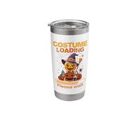 Costume Loading Please Wait Halloween Pumpkin Witch Stainless Steel Insulated Tumbler