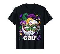 Costume Mardi Gras Jester Hat Golf Lover T-Shirt