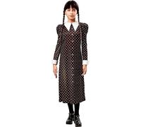 Costume Mercoledi Wednesday Addams Carnival School Halloween Rubie's 967
