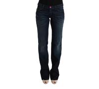 Costume National Women's Bootcut Jeans Distressed Design - Blue Jeans | Size: 10 Costume National Blue 10