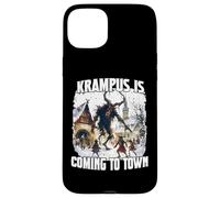 Costume of Krampus, the evil Santa Claus, Perchtenlauf Bartl Case for iPhone 15 Plus