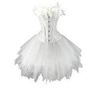 Costume "White Swan" Elegant Tulle Dance Ensemble Ballet Dress with