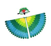 Costume Wings - Gradient Cloak, Soft Fabric Suitable for Vibrant Dress Up Accessory | Colorful Bird Wing for Halloween Parade School Event Pretend Play