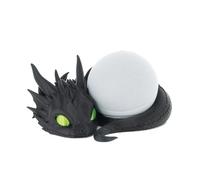 Costume Wizard Dragon Stand for Echo Dot 4th/5th Gen, 3D Printed Dragon Amazon Echo Desktop Speakers, Holder for Echo Dot 5th Gen Echo Dot 4th Gen, Made in USA (Black)