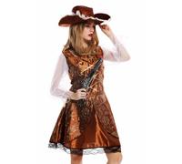 Costume Women Carnival Halloween Baroque Pirate Gr M/L W-0042