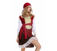 Costume Women Ladies Carnival Pirate Pirate Bride Pirate Gr. S W-0081