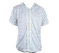 costumebase Furies Style Striped Baseball Jersey Shirt Costume T-Shirt (Medium)