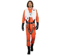 costumebase X-Wing Resistance Pilot Costume Jumpsuit Chestbox Vest Gloves Harness Star Wars (L)