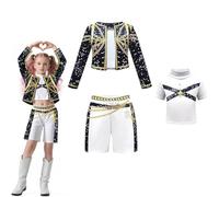 Costumes Singers Leader Cosplay- Pop Singers Role Play Halloween Suit Performance Uniform,O-7-8