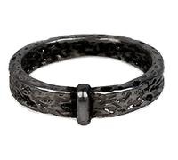 Costumeteers Outlander Inspired Celtic Knot Stainless Steel Ring Scottish Highlands Engagement Band Jewelry Claire And Jamie Love Symbol Unisex (Sz 10)