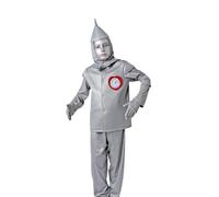 Costumizate! Tin Child Costume Available in Various Sizes Specific for Carnival, Halloween, Christmas, School Functions and Theme Parties (10-12 Years)
