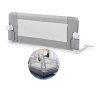 Costway 105 Cm Foldable Toddler Bed Rail Baby Safety Guard-Grey