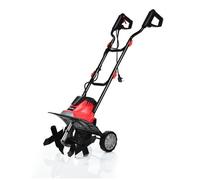 Costway 1200W Electric Tiller Garden Soil Cultivator Rotavator W/ Sharp 4 Tiller Blades