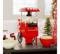 Costway 1200W Popcorn Maker Cart Countertop Popping Machine w/12 Cups in Red COSTWAY Red