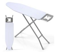 Costway 120Cm X 38Cm Ironing Board W/ Iron Rest Foldable Carbon Steel Ironing Table