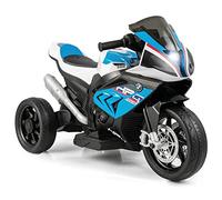 COSTWAY 12V Kids Electric Motorbike, Licensed BMW Ride on Motorcycle with Headlight, Music, Horn, MP3, USB Port, Battery Powered Vehicle Toy for 37-96 Months (Blue)