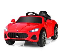Costway 12V Kids Electric Ride On Car Licensed Battery Powered Vehicle in Red COSTWAY Red