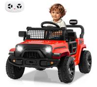 Costway 12V Kids Ride On Truck Car Battery Powered Electric Vehicle-Red