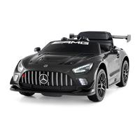 Costway 12V Ride on Car Battery Powered Electric Vehicle in Black COSTWAY Black