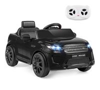 COSTWAY 12V Ride on Car, Licensed Land Rover Discovery Electric Toy Vehicle with Remote Control, LED Lights, Music & Horn, Soft Start Kids Ride on Cars for Boys Girls (Black)