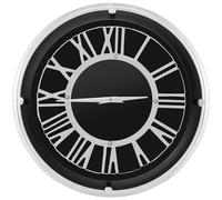 Costway 14 Inch Silent Wall Clock Non-Ticking Large Decorative Modern Wall Clock in Black COSTWAY Black